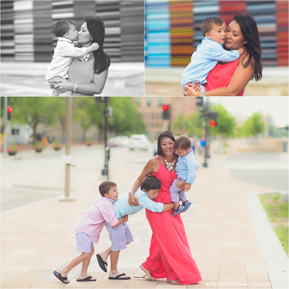 Downtown Des Moines Family | Theresa Schumacher Photography