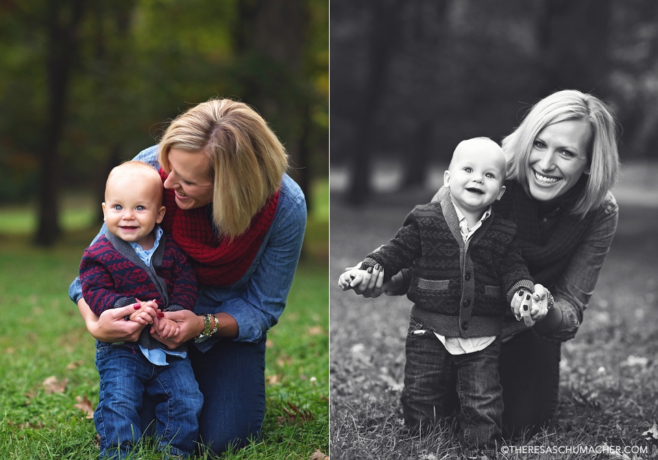 Des Moines, Fall, Brothers, Mom, Family Session, Theresa Schumacher Photography