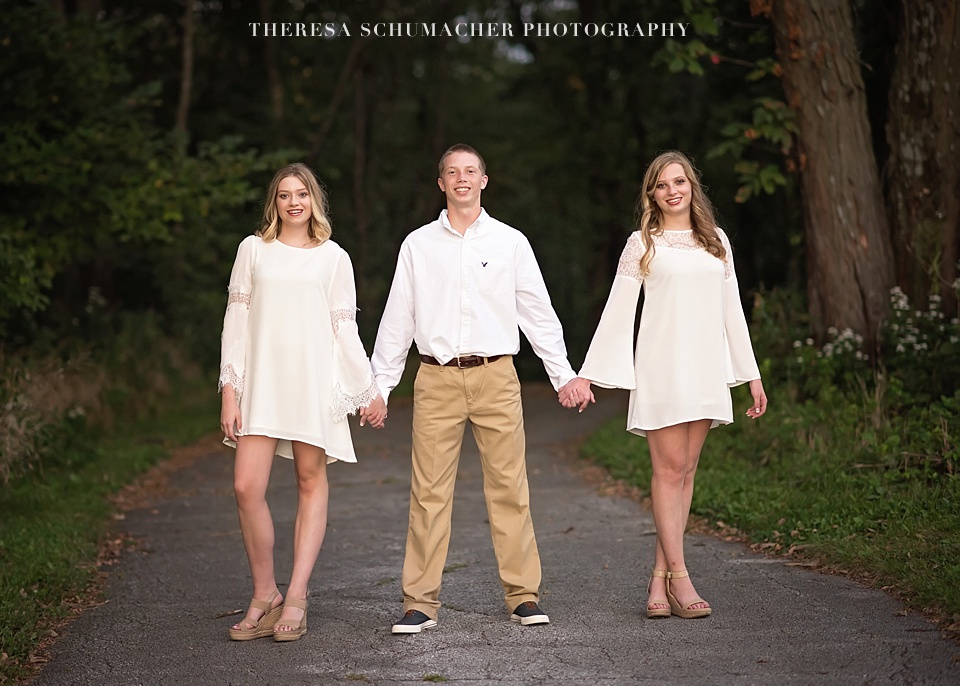 Senior Photos Des Moines Triplets Twins High School Senior Photographer